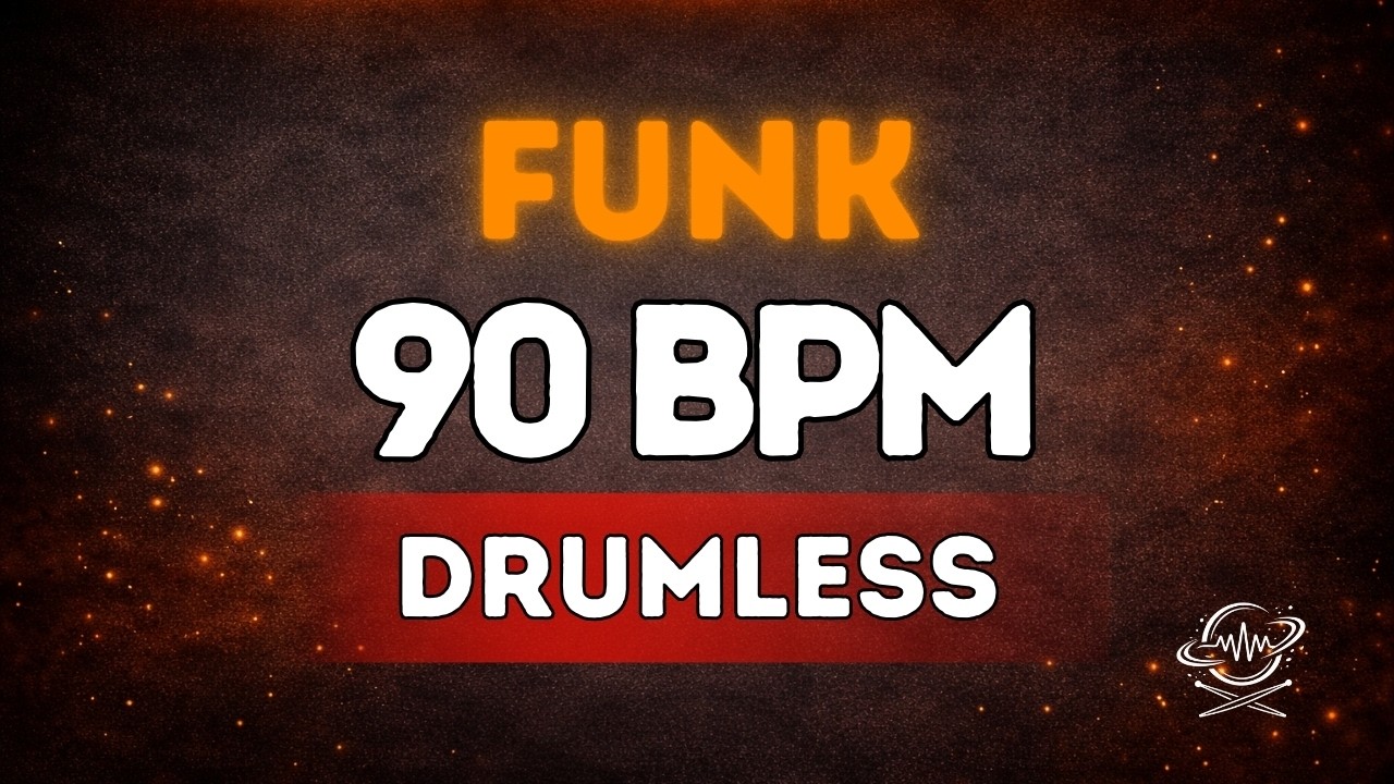 Funk 90 BPM DRUMLESS 🔥 WITH CLICK