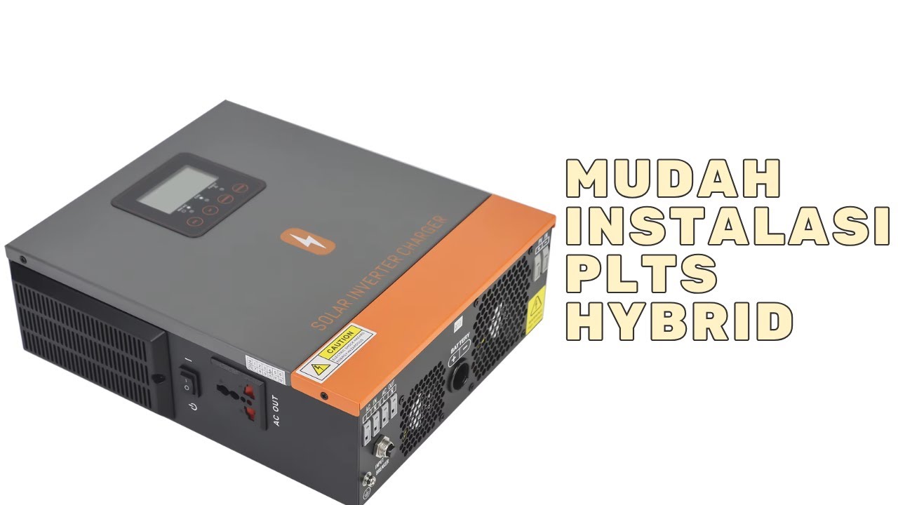 Instalasi PLTS Hybrid 1KW
