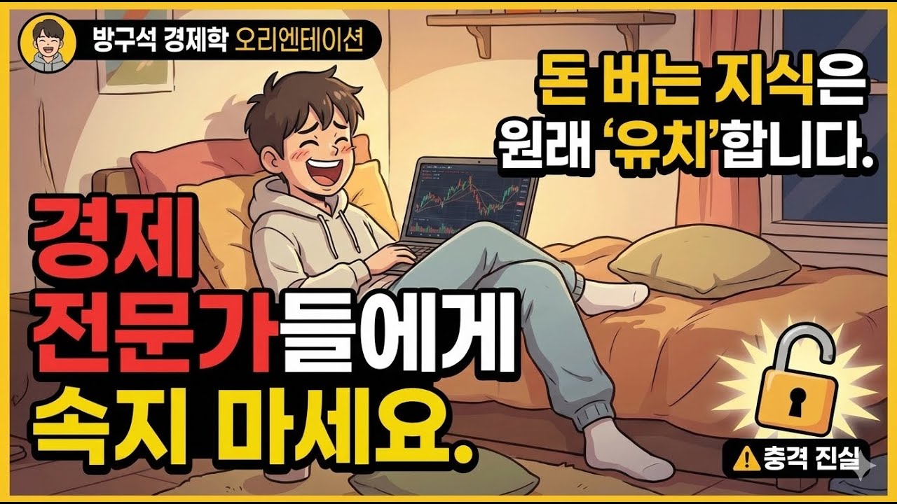 경제 전문가들에게 속지 마세요  돈 버는 지식은 원래 '유치'합니다  방구석 경제학 OT