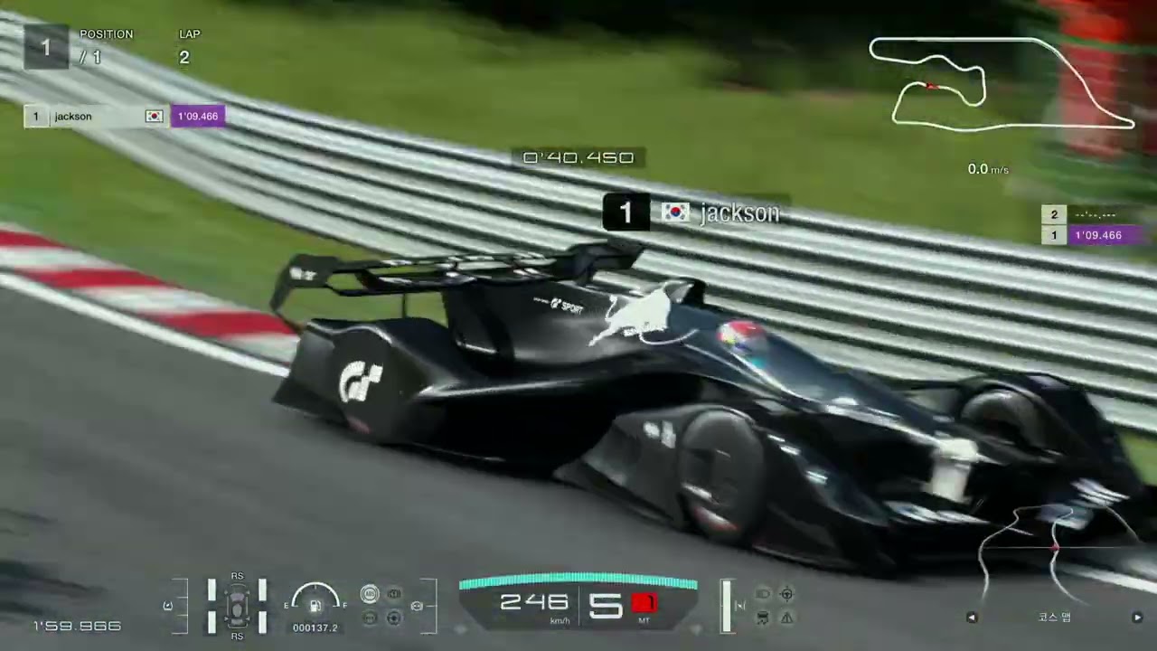 GT7 | Deep Forest Reverse X2019 | 1:08.913 | Gold Time Trial