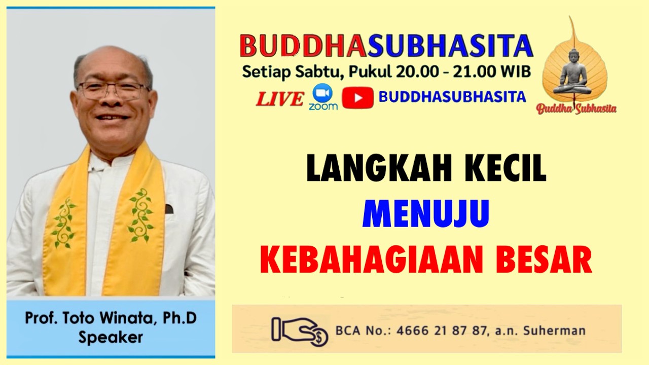 LANGKAH KECIL MENUJU KEBAHAGIAAN BESAR, PROF. TOTO WINATA, 28 FEBRUARI 2026