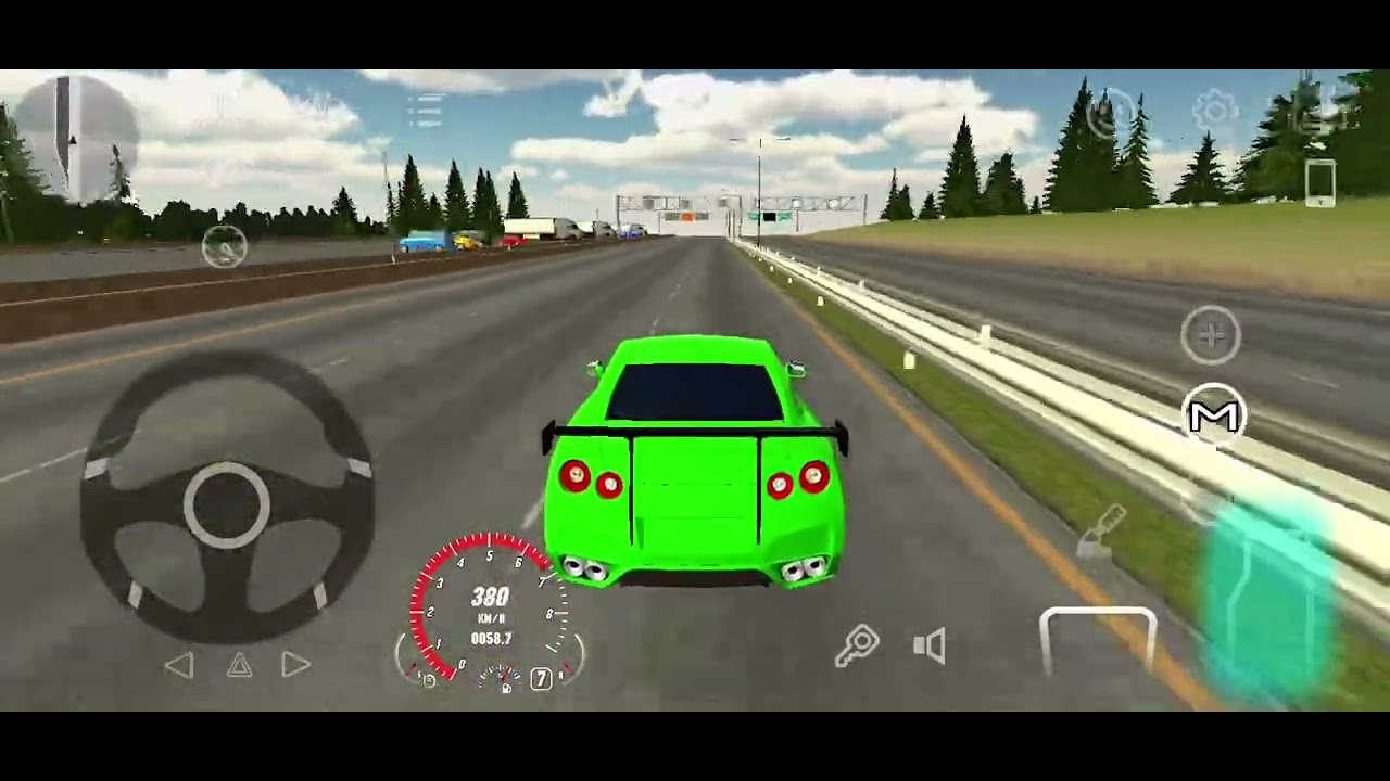 Driving Green GTR R35 || Car Parking Multiplayer 