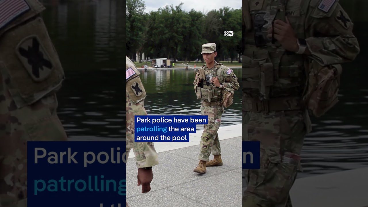 Arrests made over Washington reflecting pool 'vandalism' | DW News