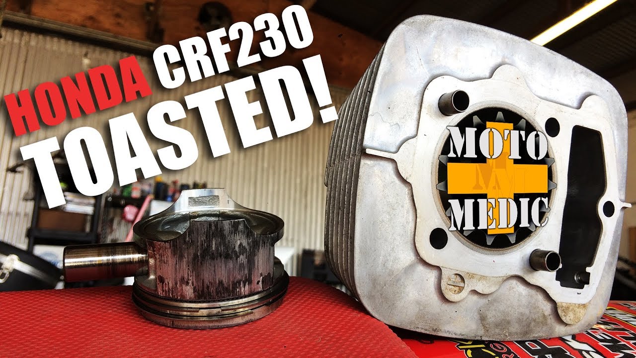 Blown up 2017 Honda CRF 230! - TOAST!