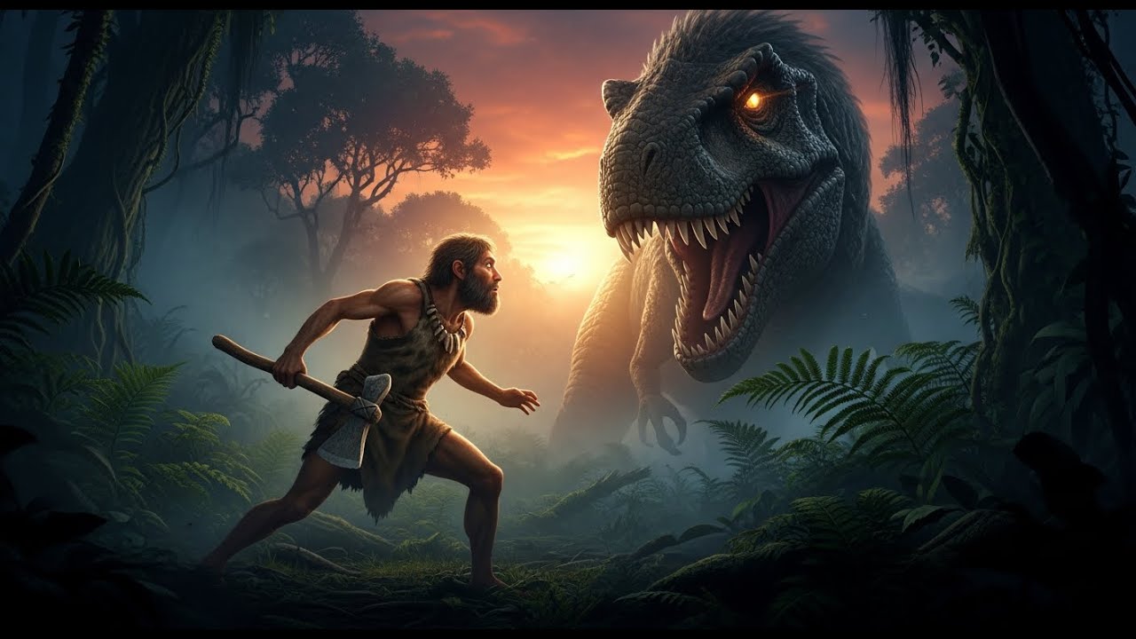 Could Homo habilis Survive When Homo habilis Faces the Prehistoric Dinosaur Monster?