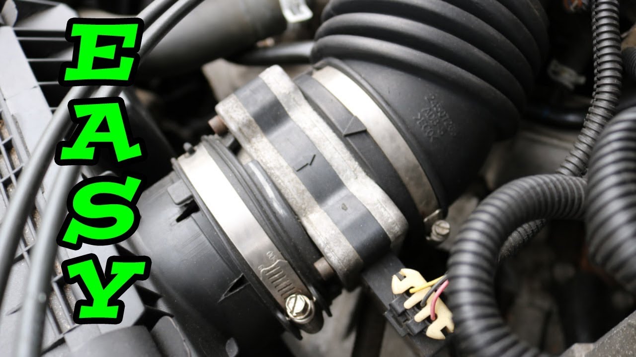 DIY How To Remove Replace a Mass Air Flow Sensor (GM 3400 V6 and other vehicles)