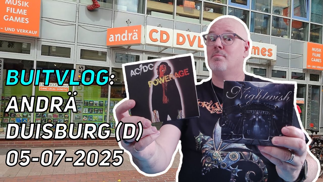 Buitvlog: CD winkel Andrä in Duisburg (Duitsland) 05 07 2025