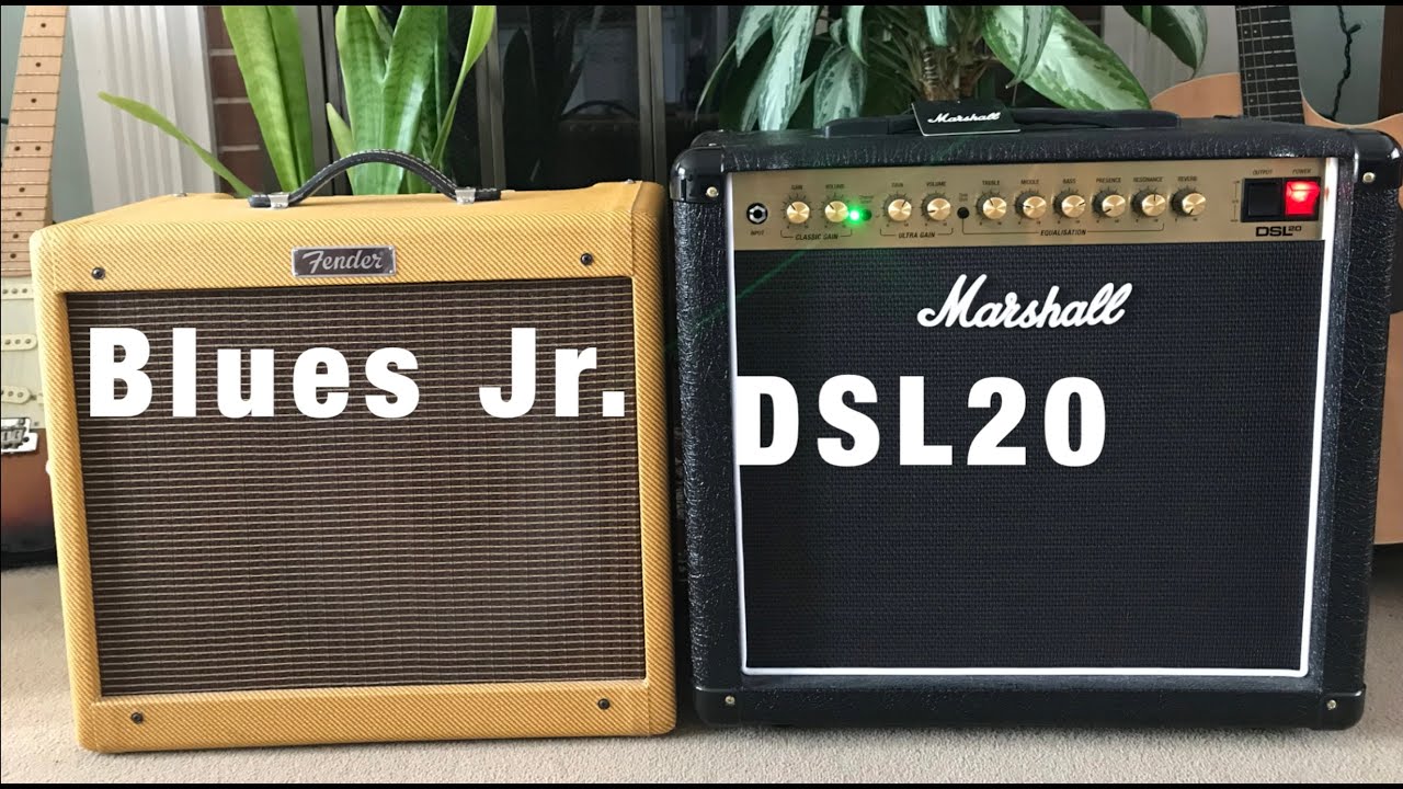DSL20 & Blues Jr. - CLEAN side by side