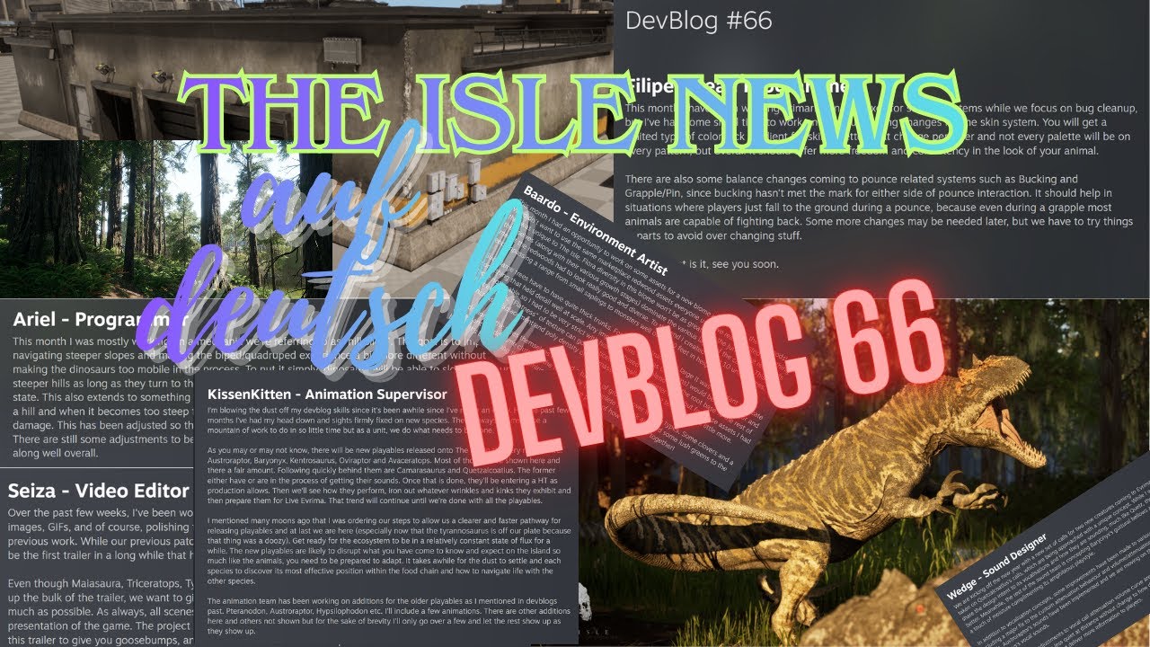 The Isle News - auf DEUTSCH: DevBlog 66