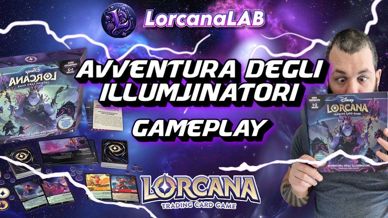 URSULA'S RETURN: avventura degli illuminatori! #unboxing #gameplay #lorcanalab #lorcana