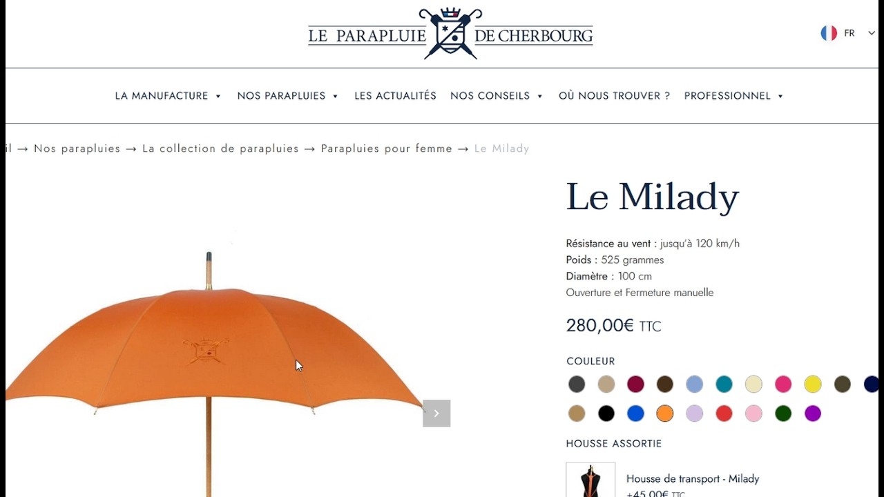 Parapluies de Cherbourg, élégance et charme à la Française