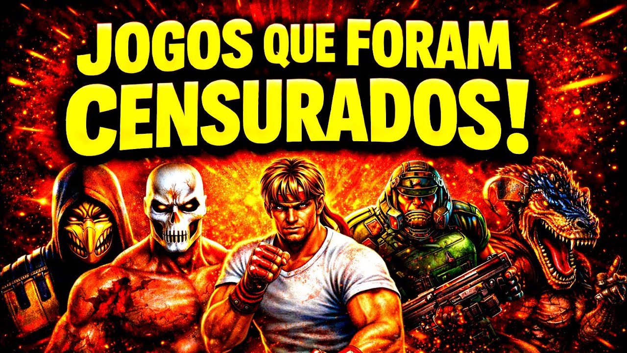 Eles Tentaram PROIBIR Esses Jogos nos Anos 90!