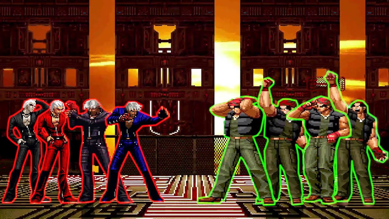 [KOF Mugen] K Team vs Ralf Jones Team