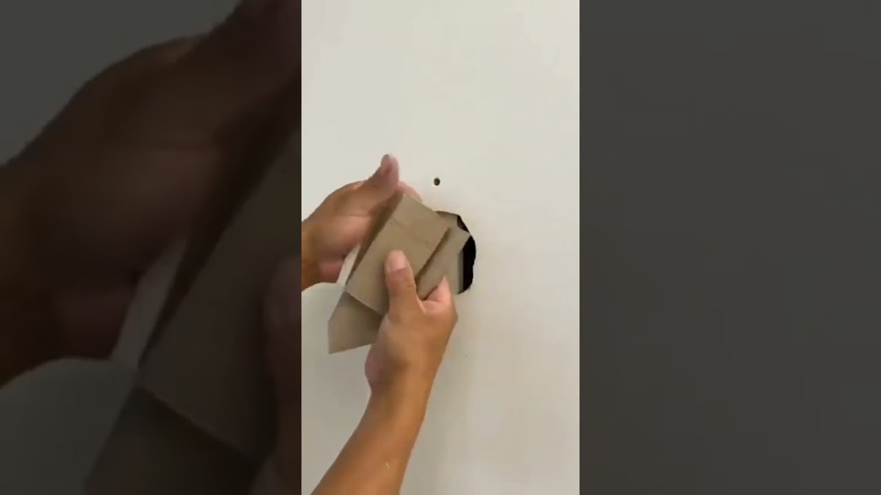 Como fazer reparo em Drywall. #dicas #obra #gesso