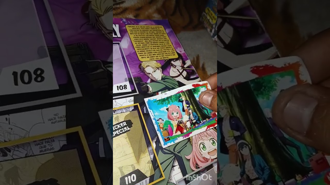 Completando mi album mundo anime