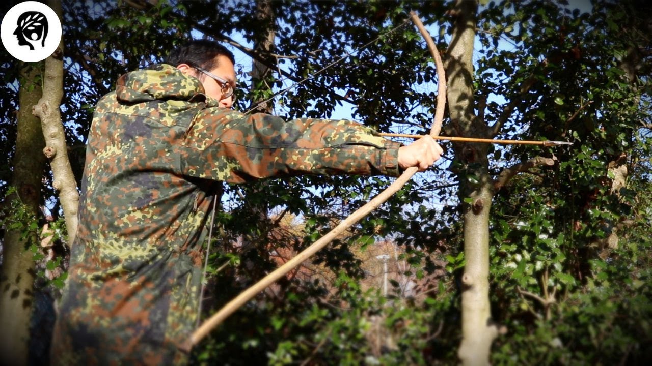 Primitive Wilderness Survival Bow made in 30 minutes!