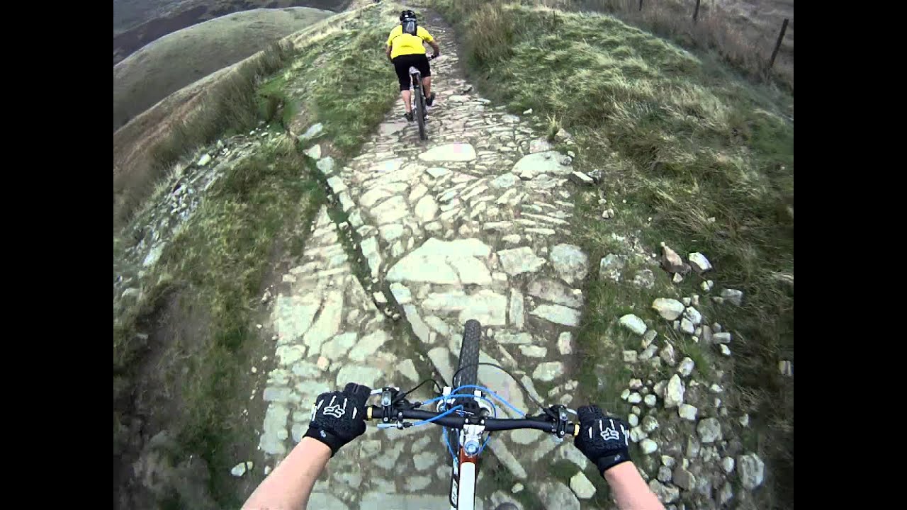 Jacob's Ladder mountain biking Peak District GOPR0 HD (Part 1)