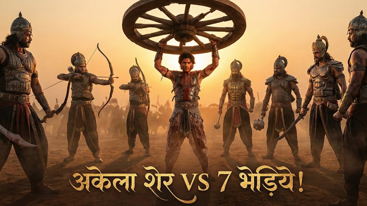 कुरुक्षेत्र का सबसे काला दिन: जब 7 महारथियों ने मिलकर एक निहत्थे बालक को मारा! #AbhimanyuVadh #ai