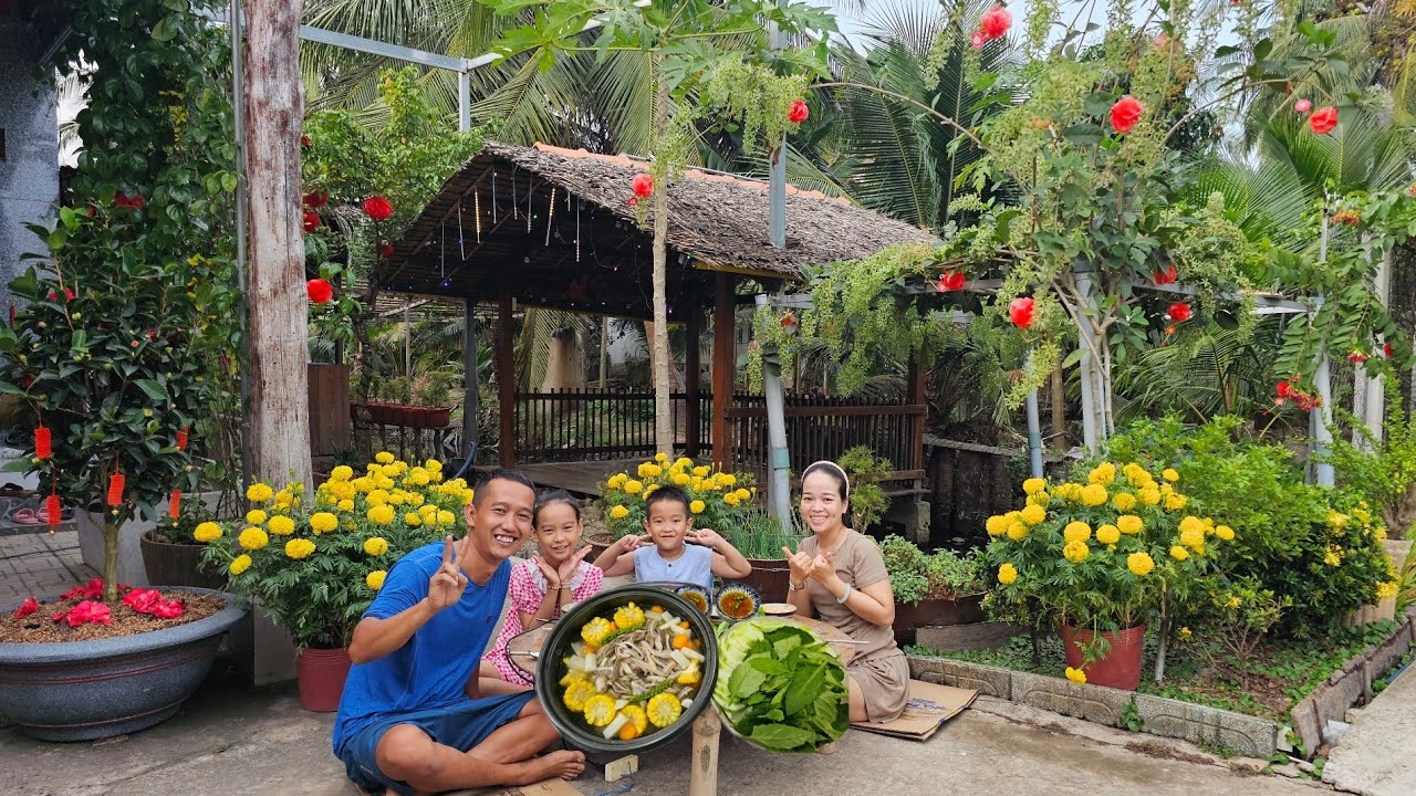 CHÚT KHÔNG KHÍ TẾT 2026. Lẩu Bao Tử Hầm Tiêu Xanh đầu năm 2026 - Bin Đen Family