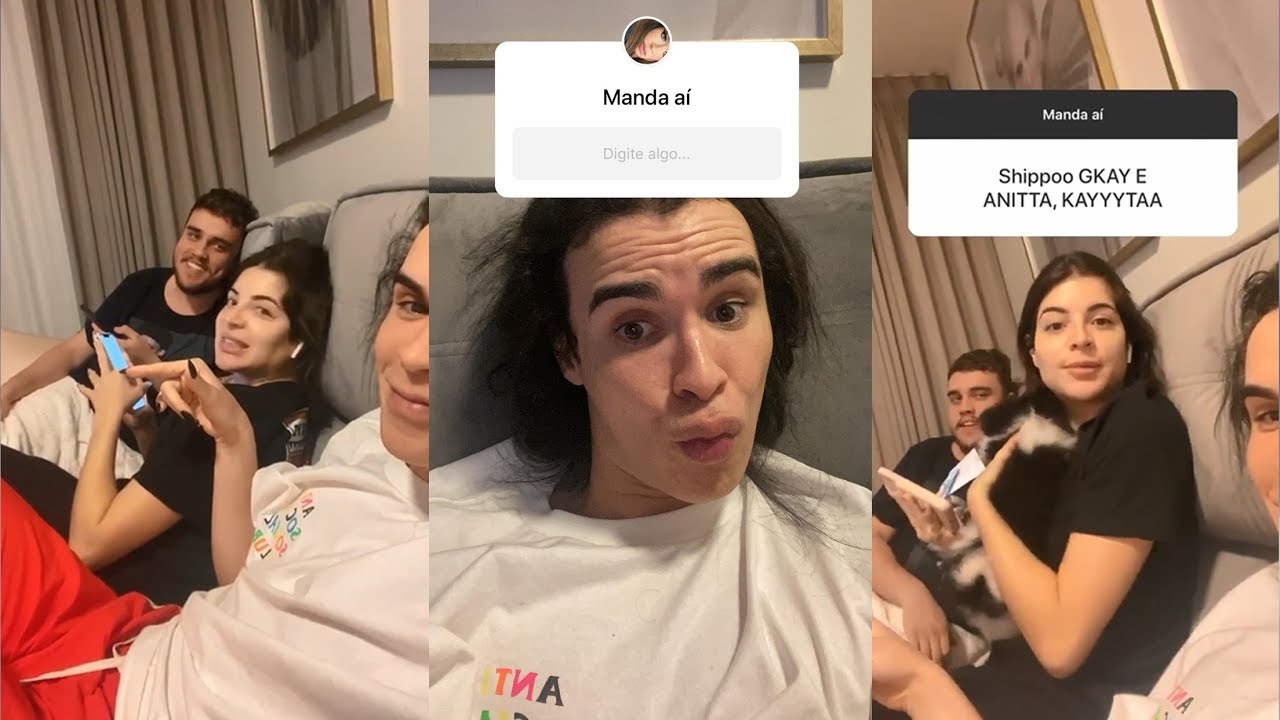 RAFA UCCMAN, GKAY E MURILO RESPONDENDO OS FÃS pt: 01