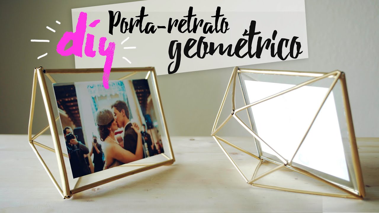 DIY - Porta-retrato Geométrico