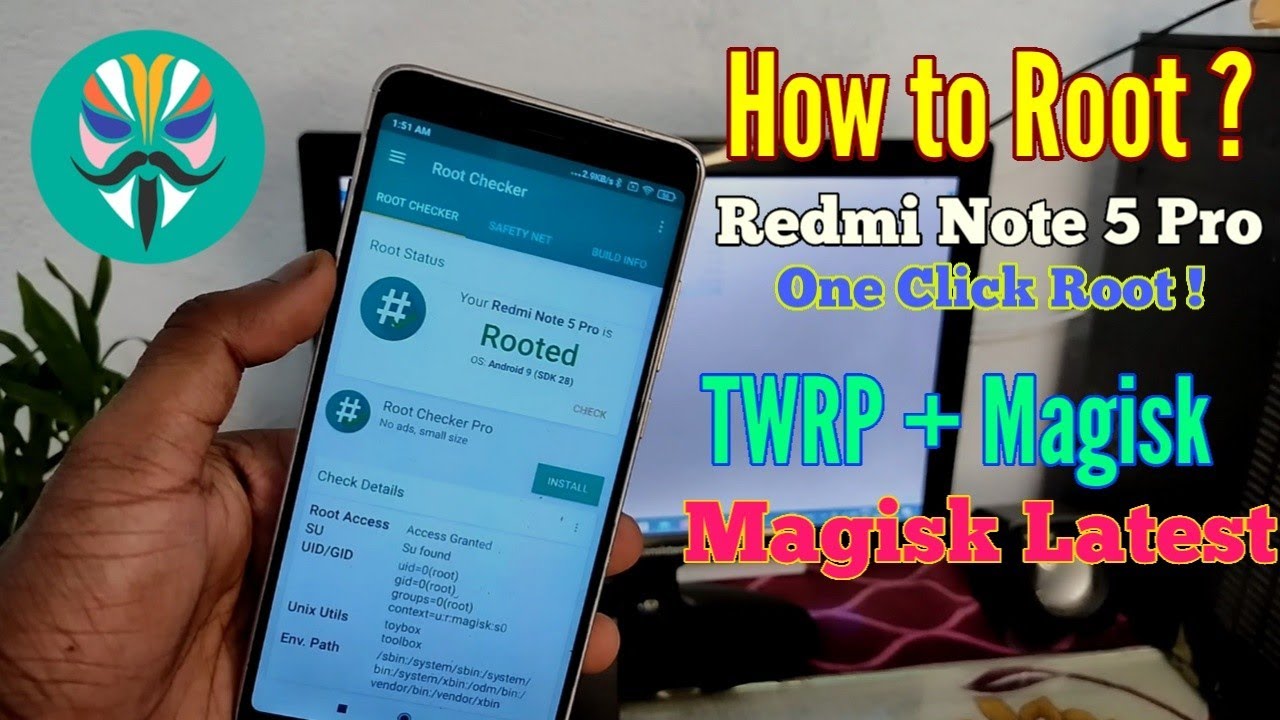 How to Root Redmi Note 5 Pro in 2022 | Latest Magisk | One Click Root | Whyred | Root Check |