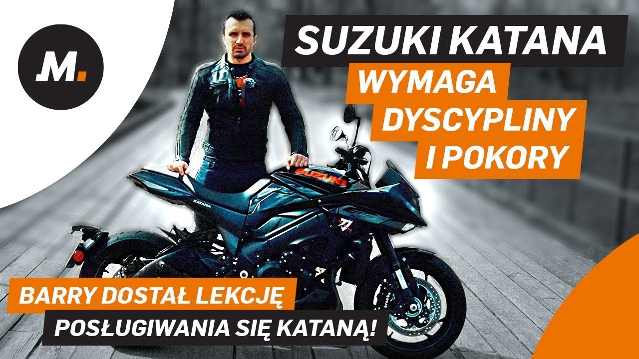 Suzuki Katana - motocykl z Cyberpunka ❓ Barry macha kataną i jeździ na Katanie ❗ [OPINIA, RECENZJA]