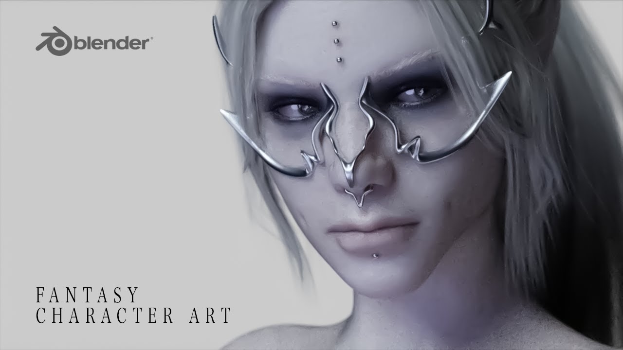 Fantasy art timelapse in Blender + Daz3D  // 휴식을 취하다 ASMR relaxing rain