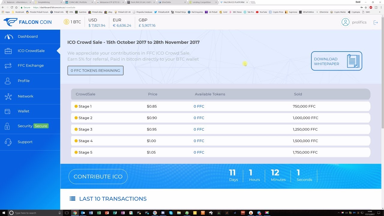 FALCON COIN SOLD OUT! LIVE IN 24/36 HOURS OFFICIAL!