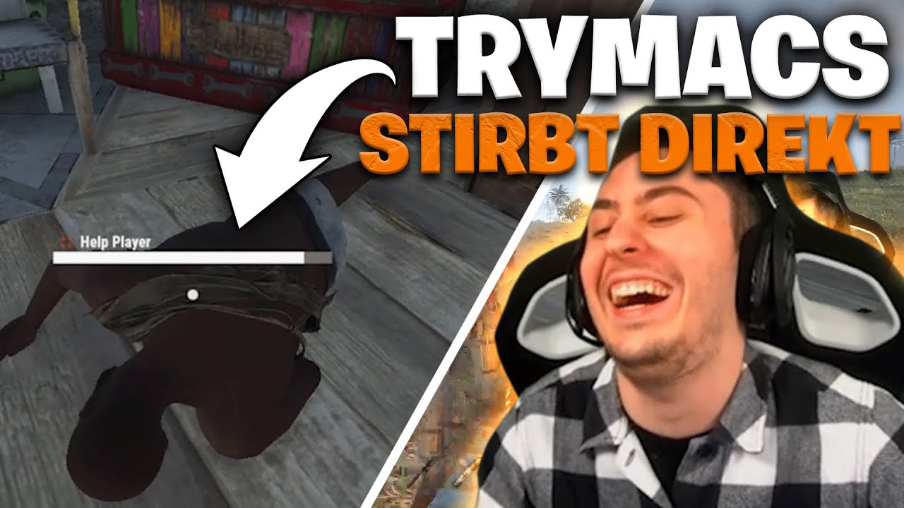 TRYMACS bringt sich vor meinen Augen SELBST UM | Rust Streamer Server