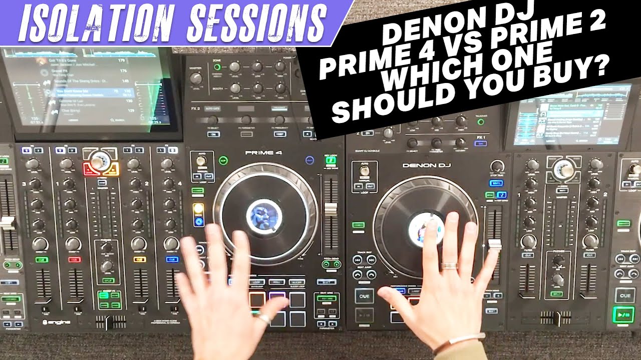 Denon DJ Prime 4 vs Prime 2 comparison - Which standalone DJ controller is best for you? #TheRatcave