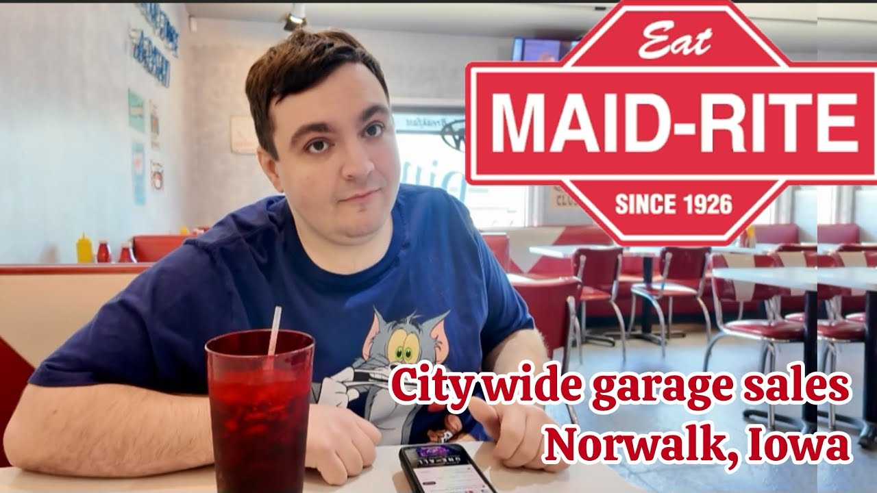A Fun Day In Norwalk, Iowa! Citywide Garage Sales And Lunch At Maid-Rite