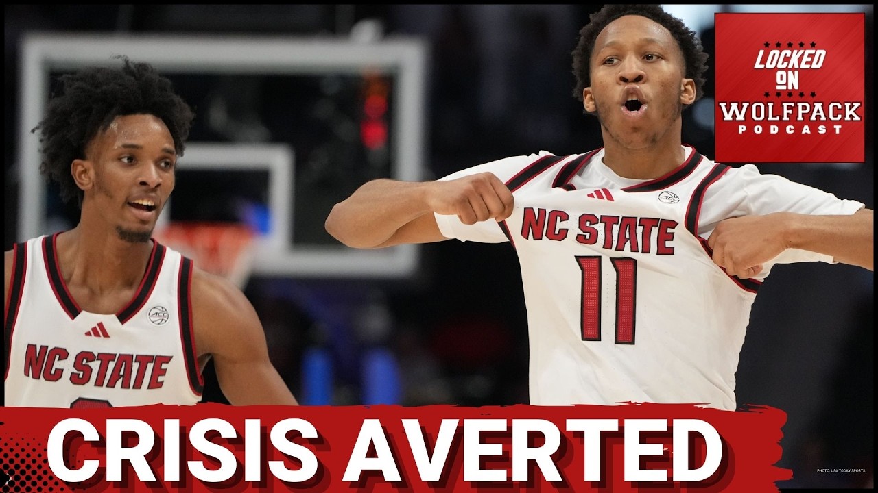 RELIEF: NC State Basketball Defeats Pitt in ACC Tournament - Seems to Secure NCAA Bid?| NC State Pod