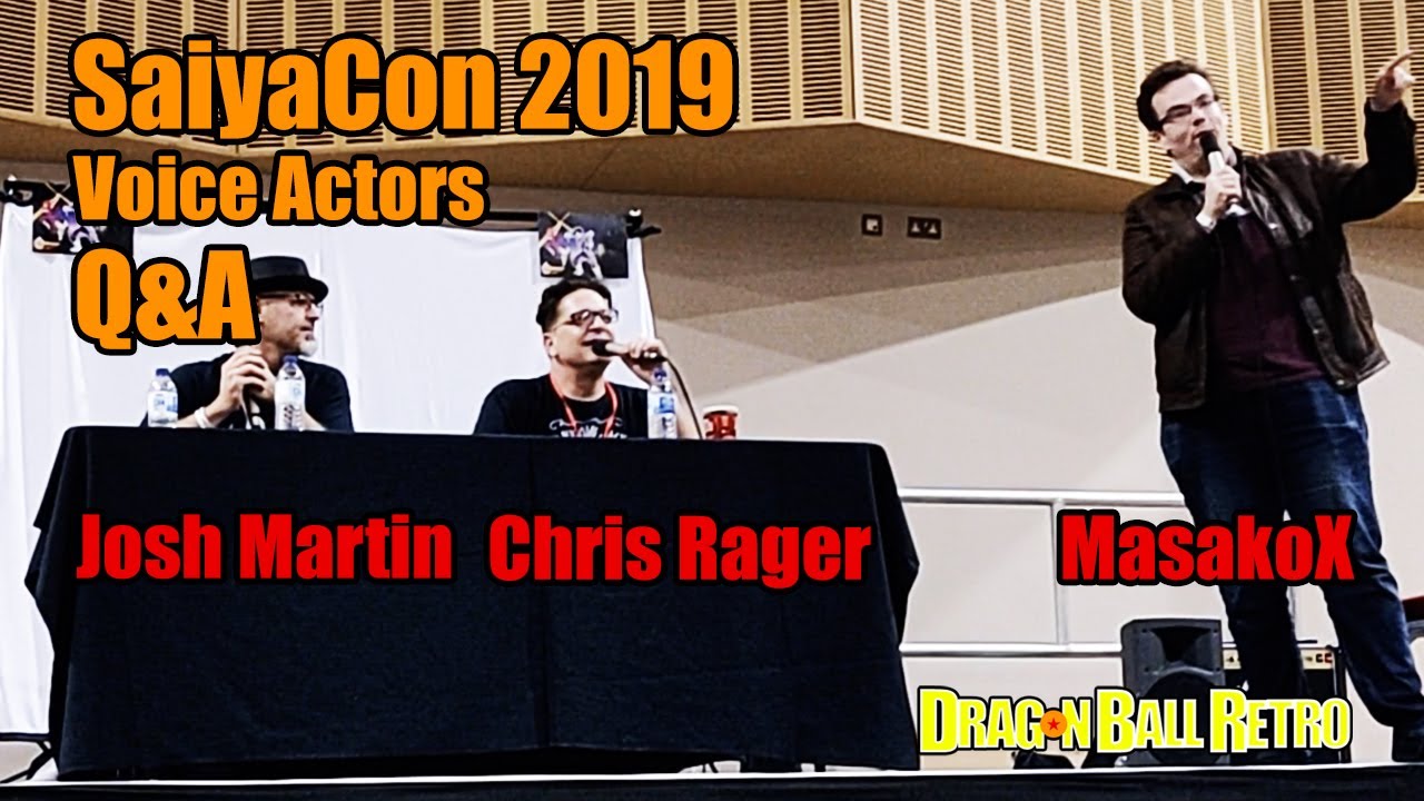 Dragon Ball Z Voice Actors Panel: Chris Rager (Hercule) & Josh Martin (Buu) w/ MasakoX @ SaiyaCon UK