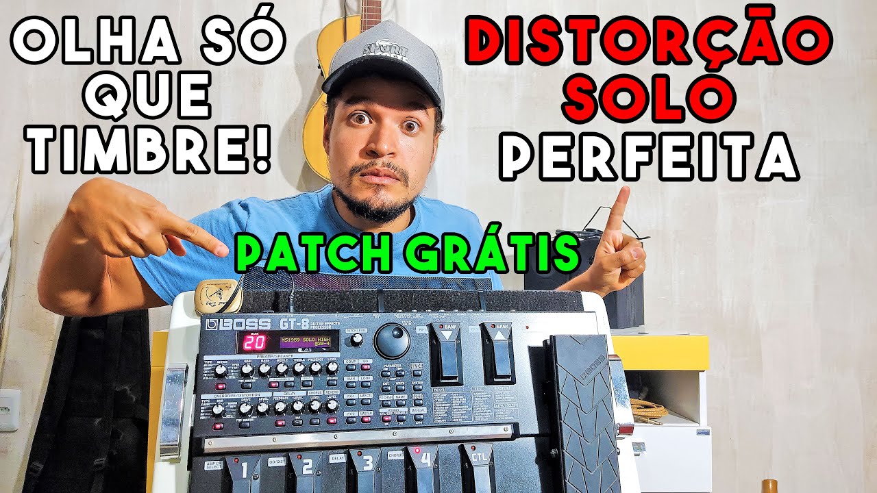 BOSS GT 8 - Distorção Perfeita Para Solos - Você Precisa Ter Esse Timbre!