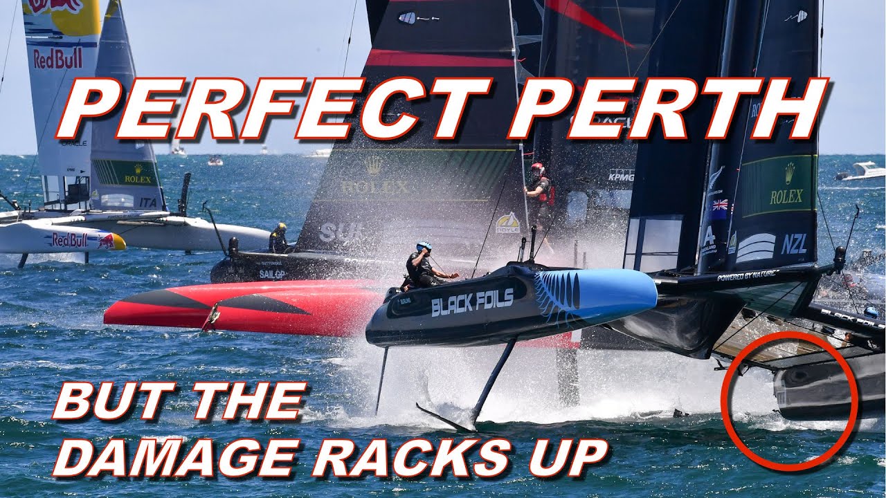 Perfect Perth for SailGP Season Opener - Spectacular racing, damage, collisions and injuries