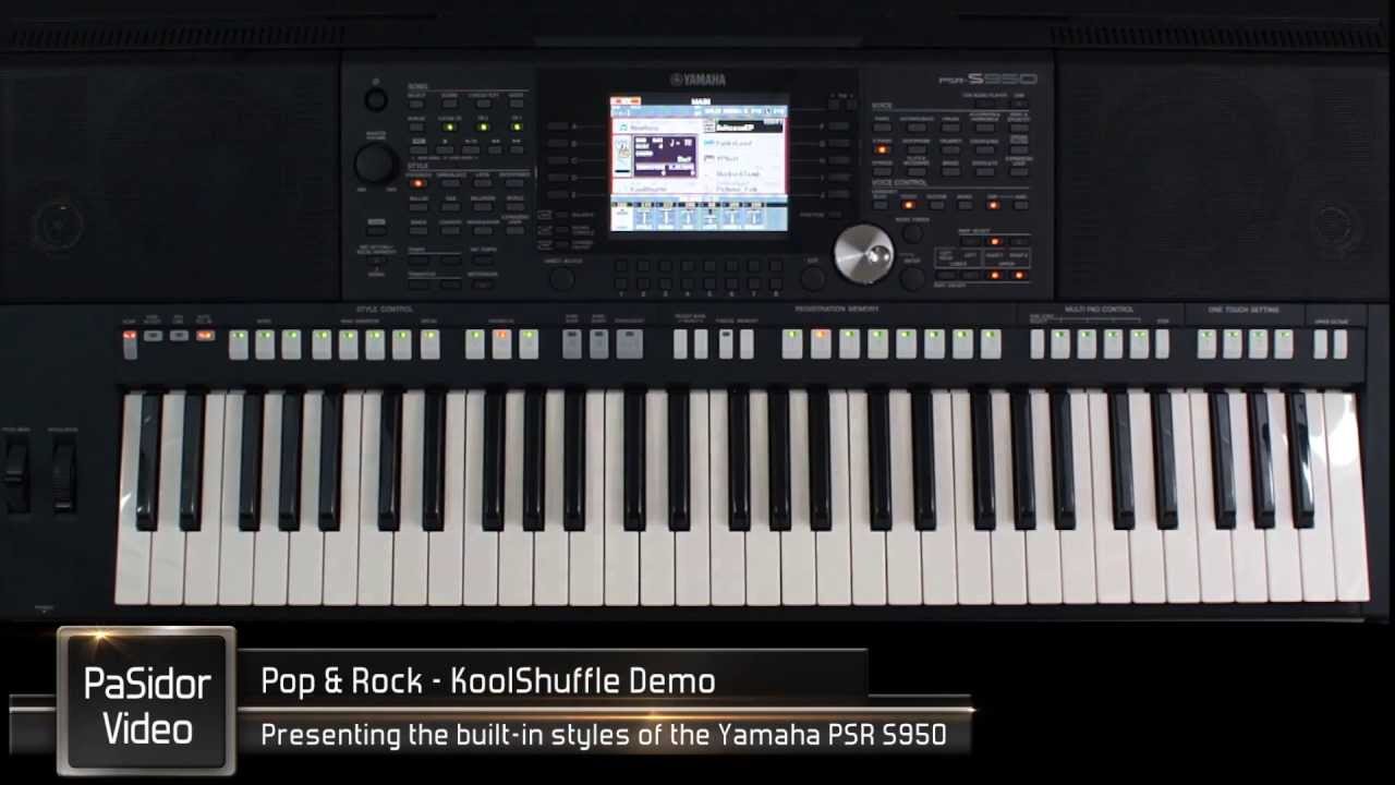 Yamaha PSR S950 - Style Demo 