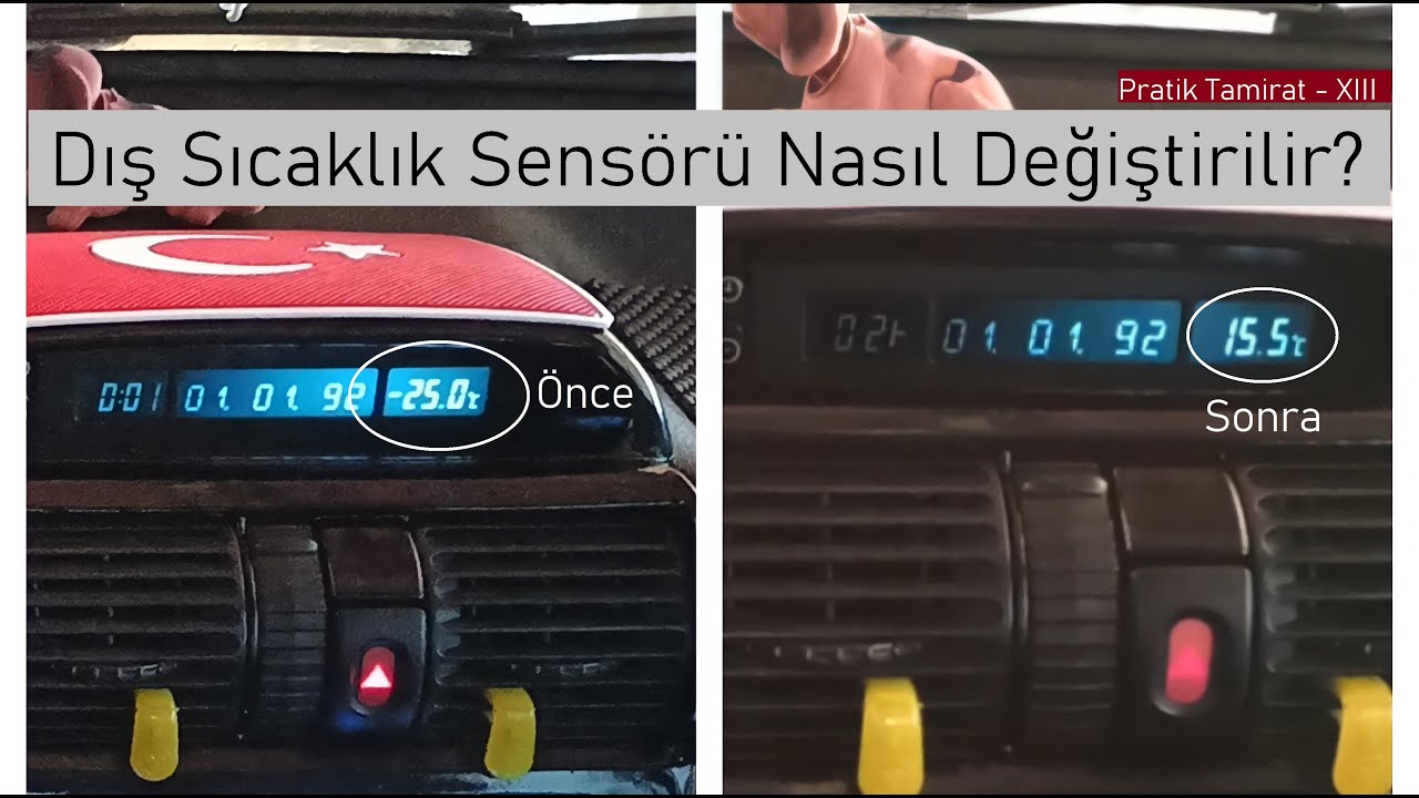 Pratik Tamirat | Corsa B'de Dış Sıcaklık Sensörü Nasıl Değiştirilir?