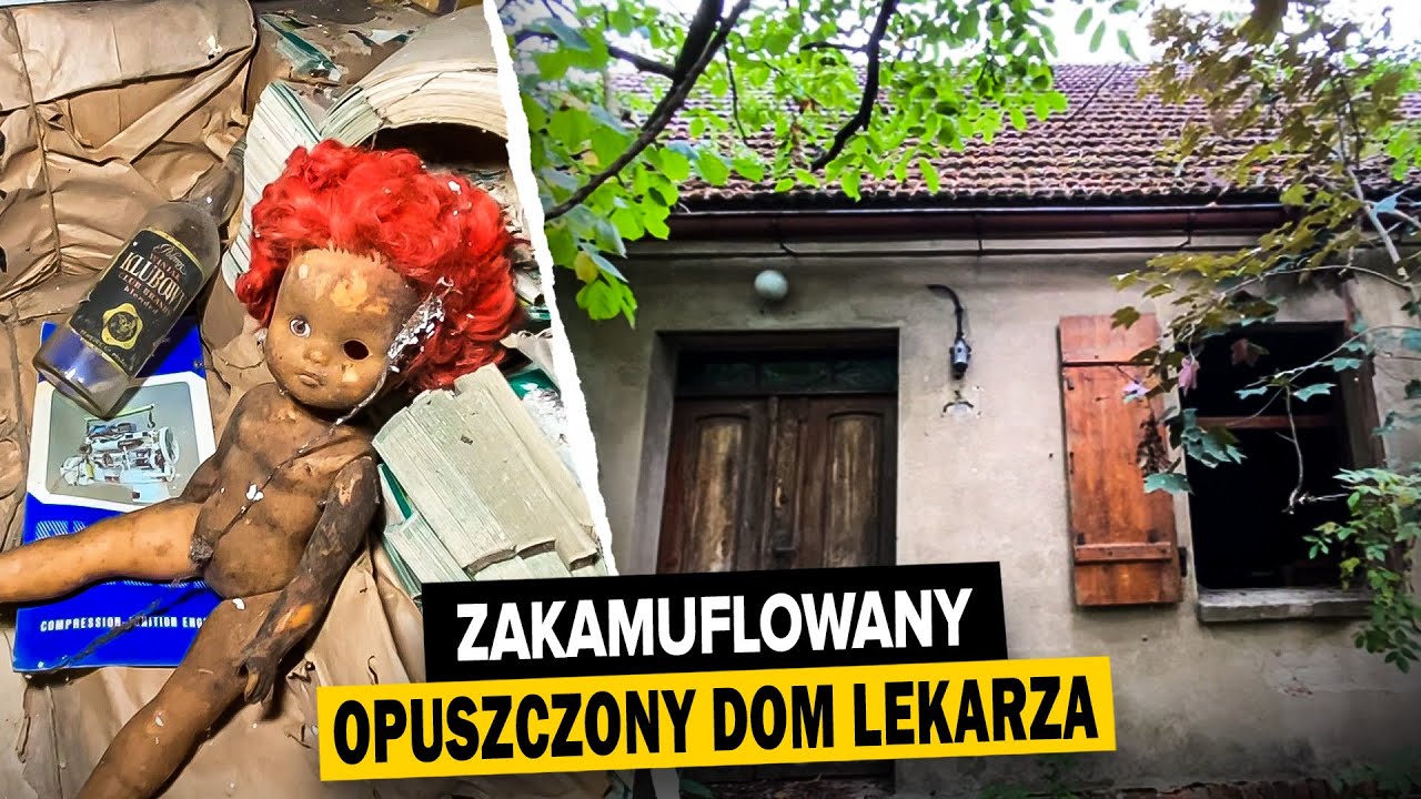 Zakamuflowany i opuszczony dom lekarza - URBEX