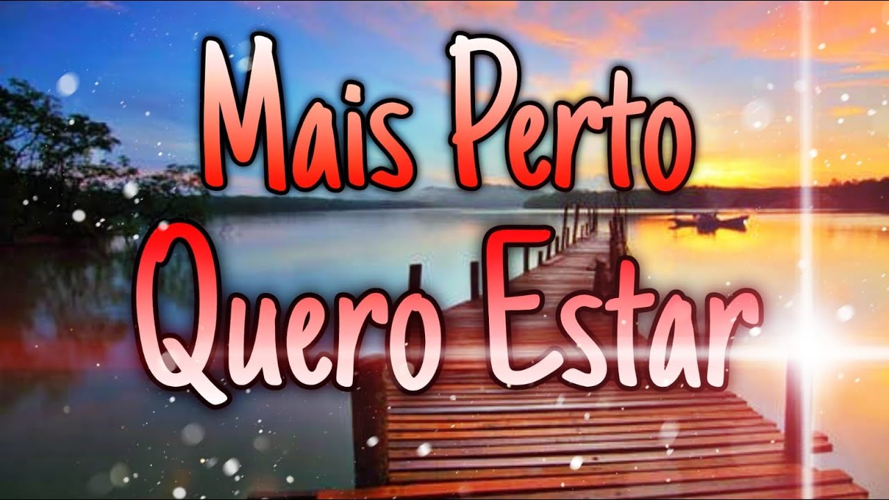 MAIS PERTO QUERO ESTAR - HARPA CRISTÃ - ANDRÉ BARROSO (COVER)