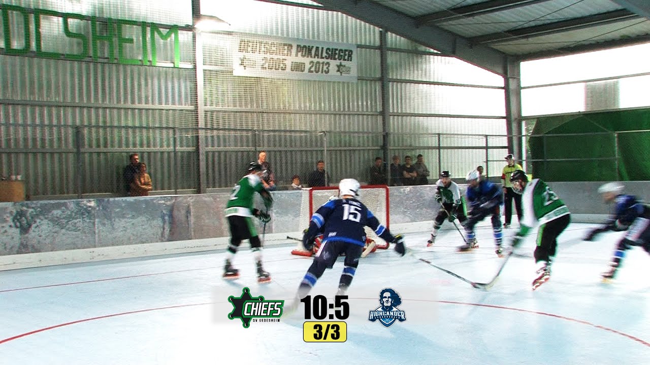 Inlineskatehockey Uedesheim Chiefs vs. Highlander Lüdenscheid