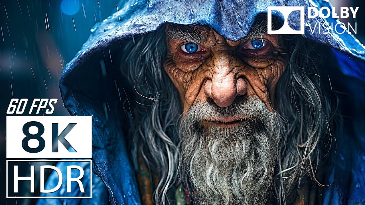 Красивые цвета 8K HDR 60 кадров в секунду Dolby Vision Вдохновляющая кинематографическая музыка