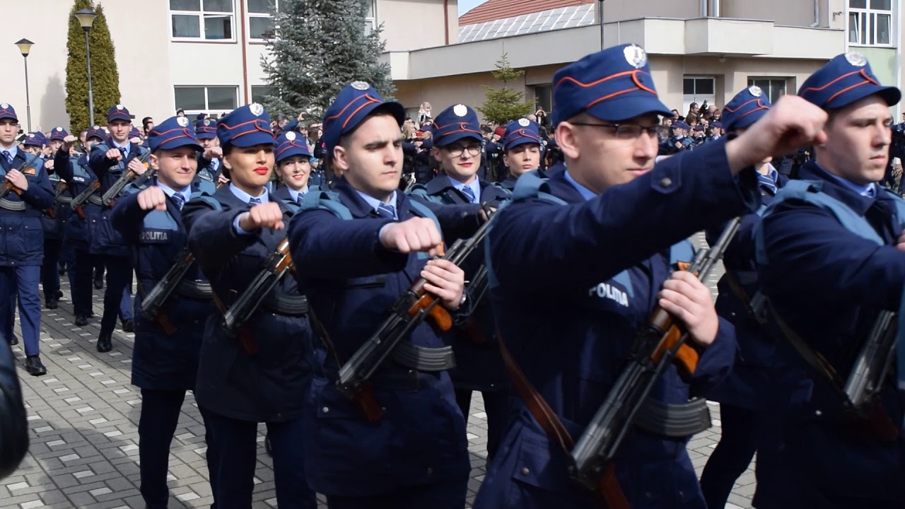 Defilare Şcoala de Agenţi de Poliţie "Septimiu Mureşan" Cluj Napoca (9 martie 2018) PART 2