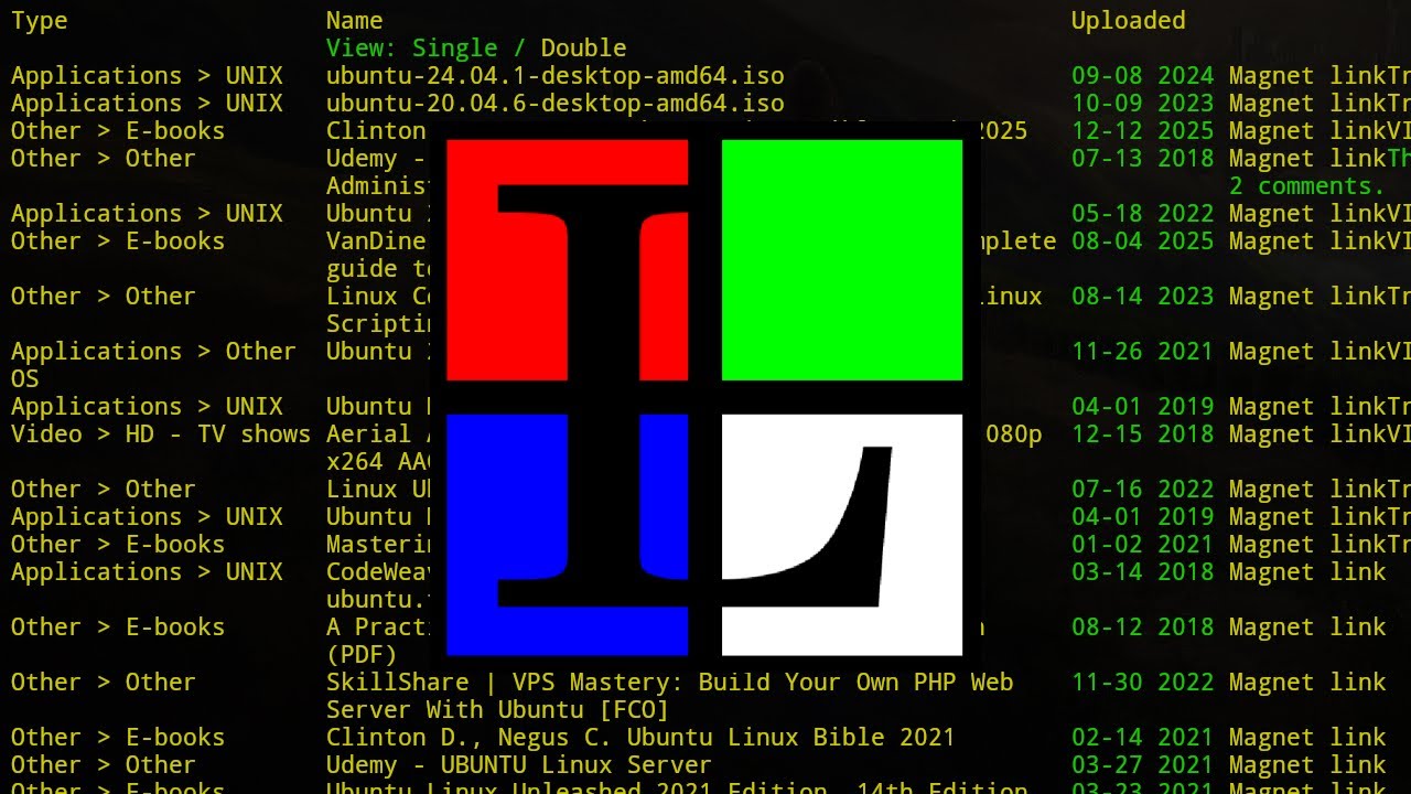 ссылки - Терминальный веб-браузер - Linux TUI