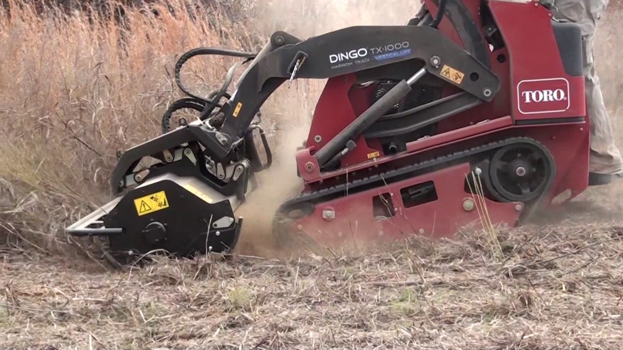 First use of RotaDairon BRD 50 on a Toro Dingo TX 1000