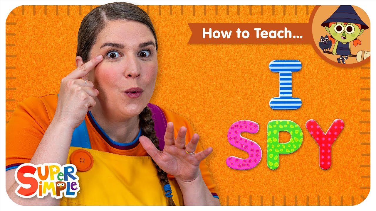 How To Teach I Spy | Halloween Game for Kids!