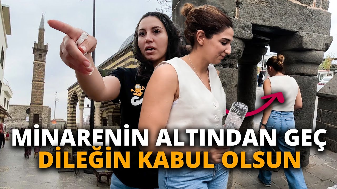 MİNARENİN ALTINDAN GEÇENİN DİLEĞİ KABUL OLUYOR-DİYARBAKIR ULU CAMİİ #204