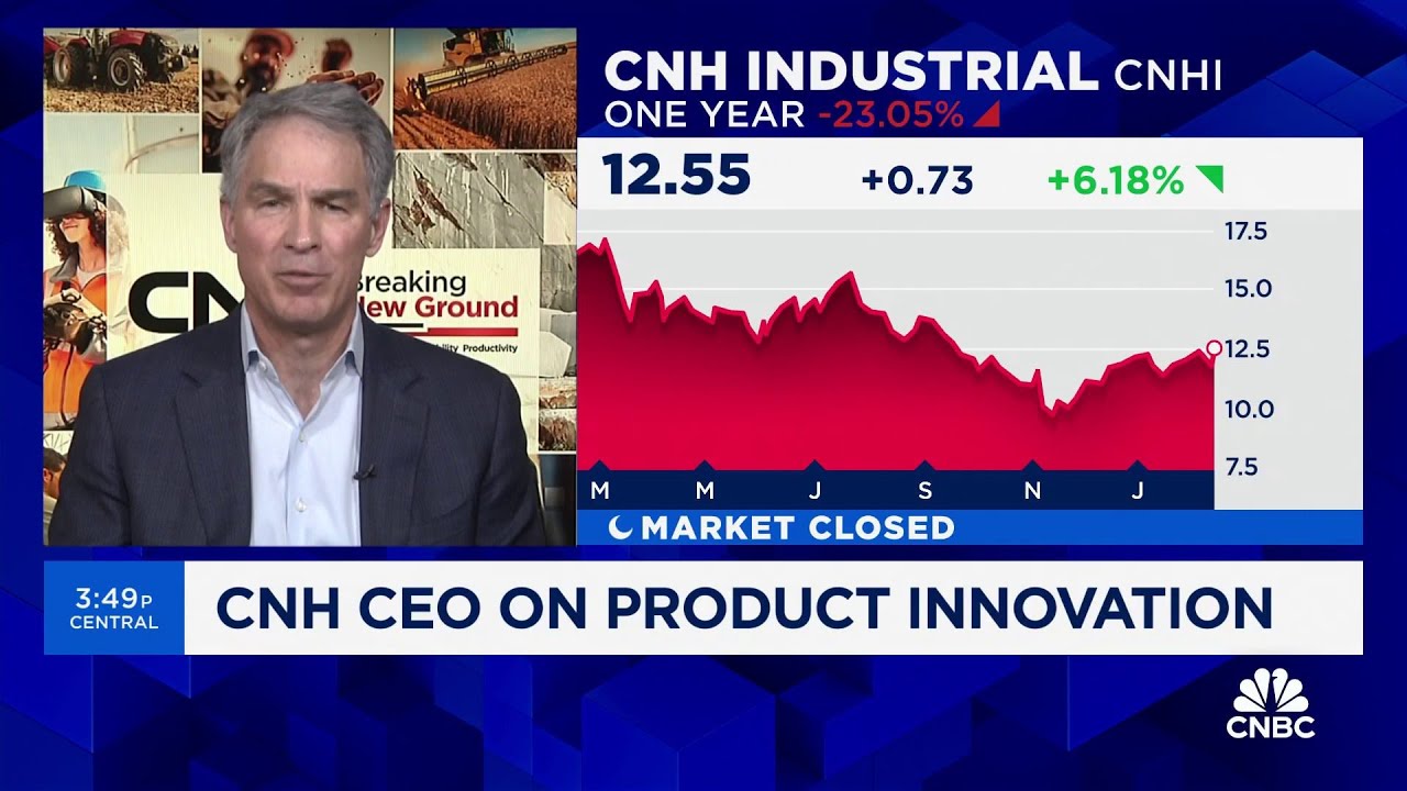 CNH Industrial CEO Scott Wine: Demand is likely to be lower globally in 2024