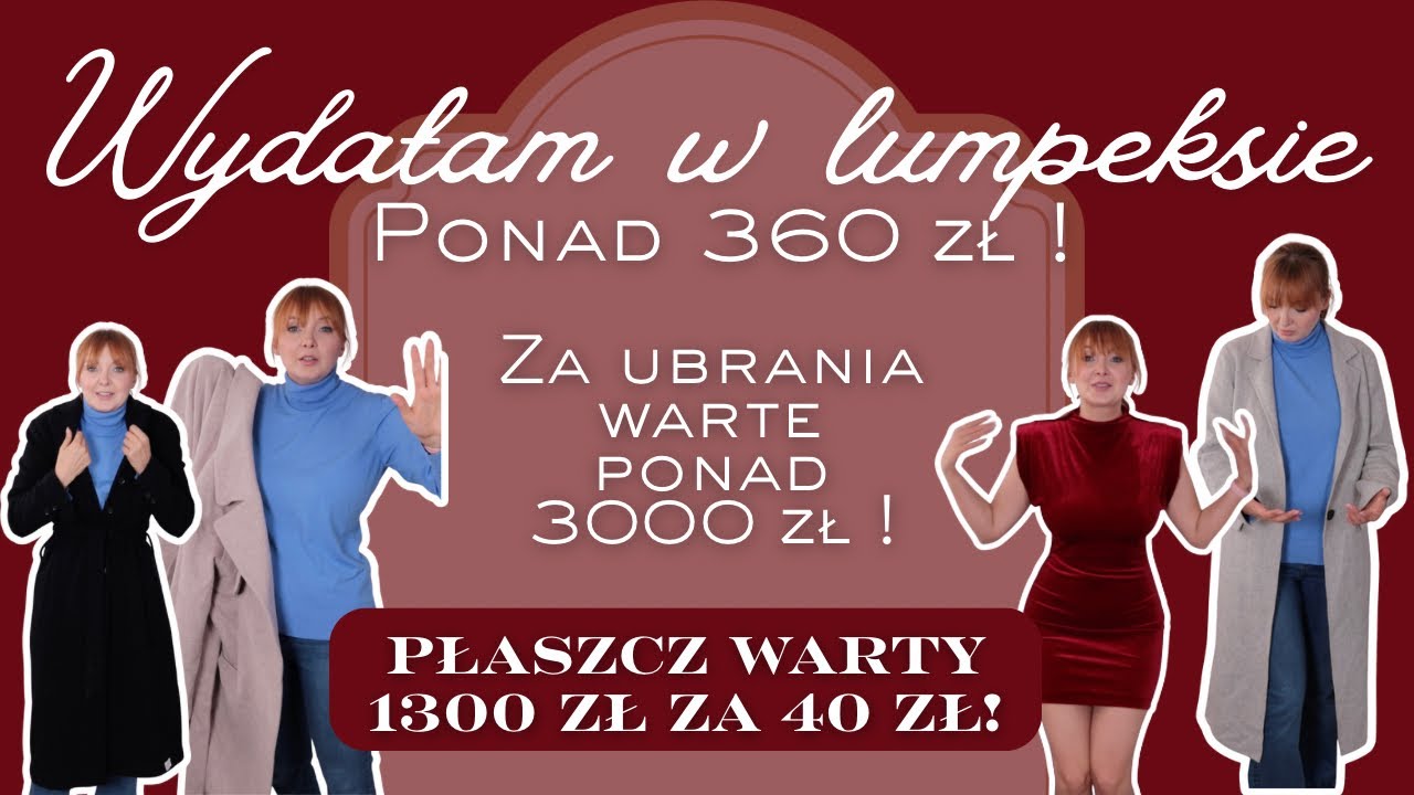 WYDAŁAM PONAD 360 zł W LUMPEKSIE 😮 WYMIENIAM SZAFĘ 