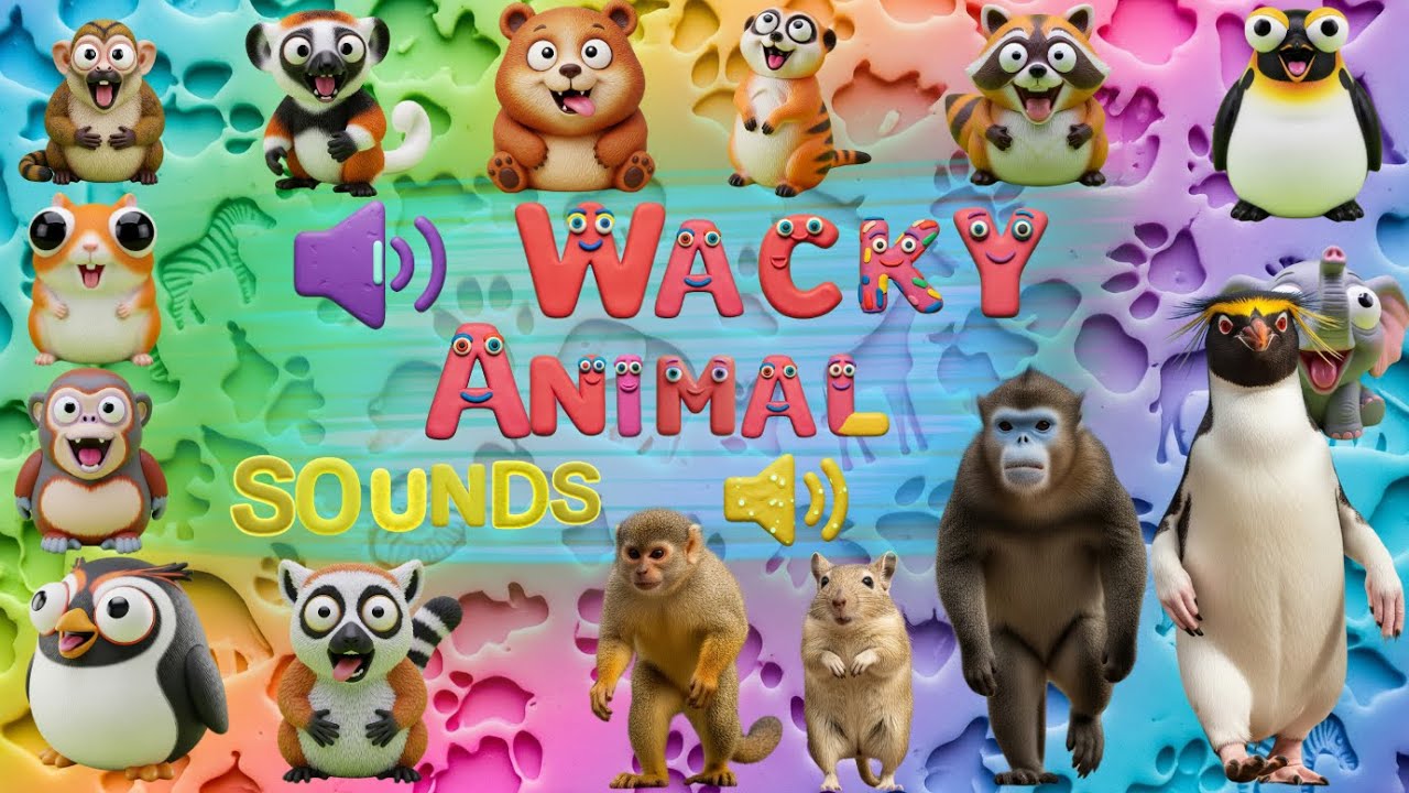 Funny Animal Sounds on Two Feet! 🐧🐨 | Zoo Animals From 1 to 16 🐾 | The 16 Silly Dancing Animals! 🐒🦘